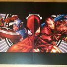 Civil War Spiderman Ironman Captain America Fantastic Four Poster Steve McNiven