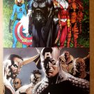 Black Panther X-Men by Michael Turner Captain America by Steve Epting Poster