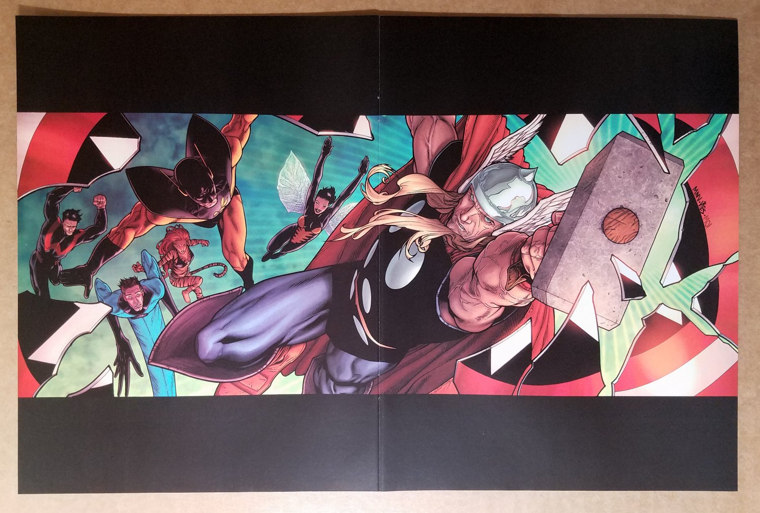 Civil War 4 Marvel Comic Poster by Steve Epting