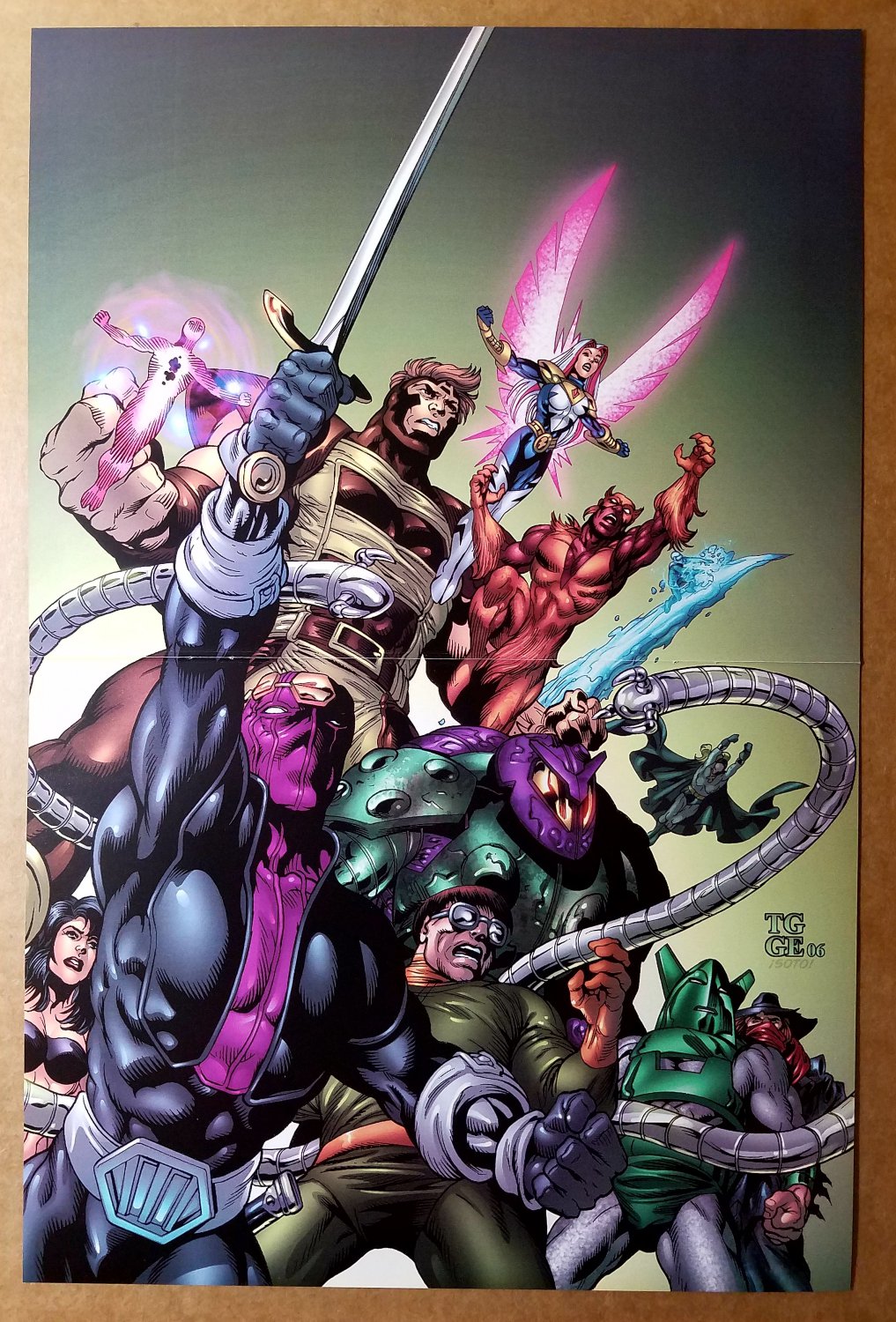 Thunderbolts 104 Marvel Comic Poster by Tom Grummett