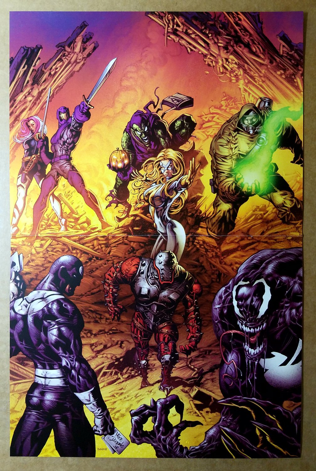 Thunderbolts 110 Venom Marvel Comic Poster by Mike Deodato Jr