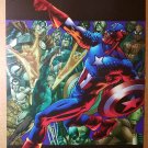 Captain America Avengers Marvel Comics Poster by Bryan Hitch