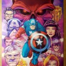 Captain America Avengers Red Skull Marvel Comics Poster by Patrick Scherberger