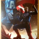 Captain America Marvel Comics Poster by Marko Djurdjevic