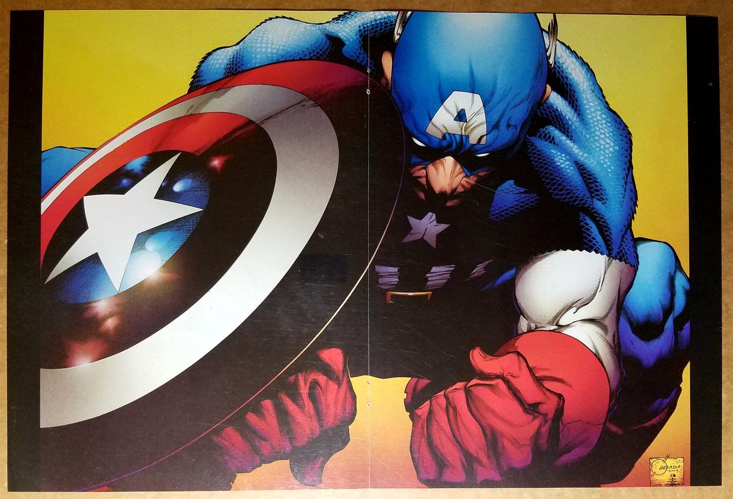 Captain America Reborn Marvel Comics Poster by Joe Quesada