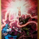 Captain America Red Skull Marvel Comics Poster by Jack Kirby