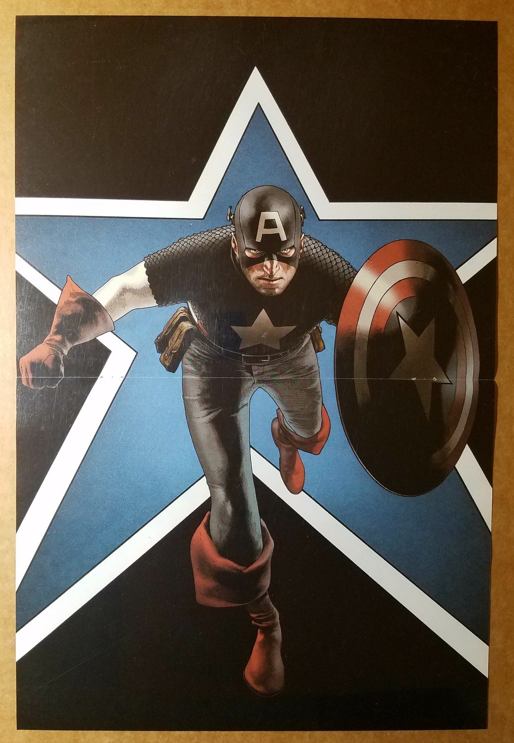 Captain America The Chosen Marvel Comic Poster by Travis Charest