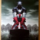 Captain America Grave Marvel Comic Poster by Steve Epting