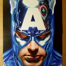 Captain America shiny suit Marvel Comic Poster by Alex Ross