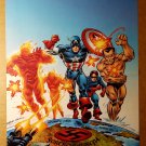 Avengers Captain America Bucky Namor Marvel Comics Poster by Frank Robbins
