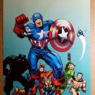 Avengers Captain America Thor Iron Man Black Panther Marvel Poster by Jack Kirby