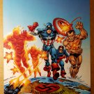 Avengers Captain America Bucky Namor Marvel Comics Poster by Frank Robbins