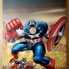Avengers Captain America The Falcon Marvel Comics Poster by Jack Kirby