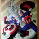 Captain America Bucky Statue of Liberty Flag Marvel Comic Poster by Steve Epting