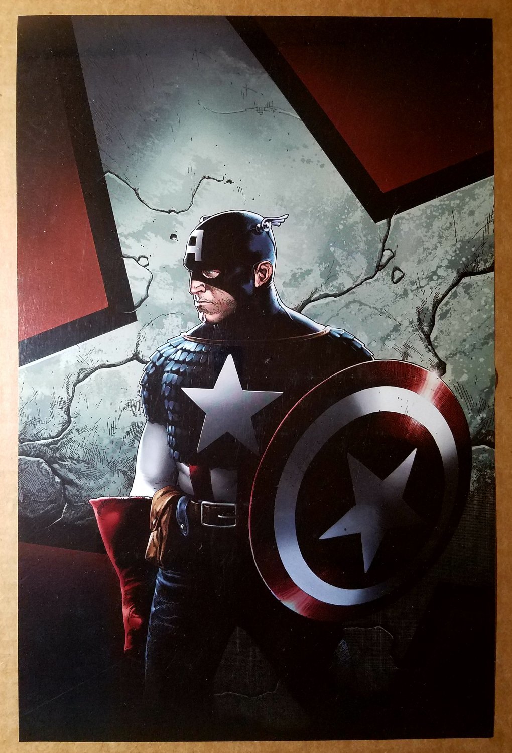 Captain America The Chosen Marvel Comic Poster by Travis Charest