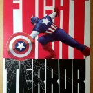 Captain America 2 Fight Terror Marvel Comic Poster by John Cassaday