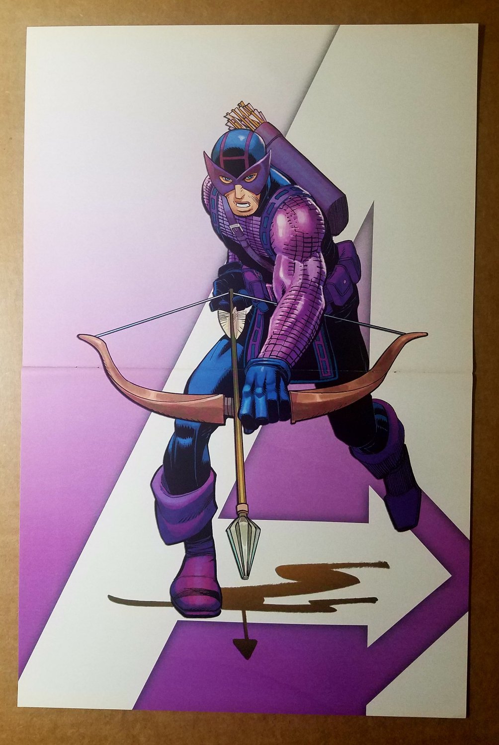 Hawkeye Avengers 4 Marvel Comics Poster by John Romita Jr