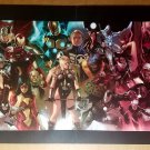 Avengers Black Widow Captain America Thor Marvel Poster by Marko Djurdjevic