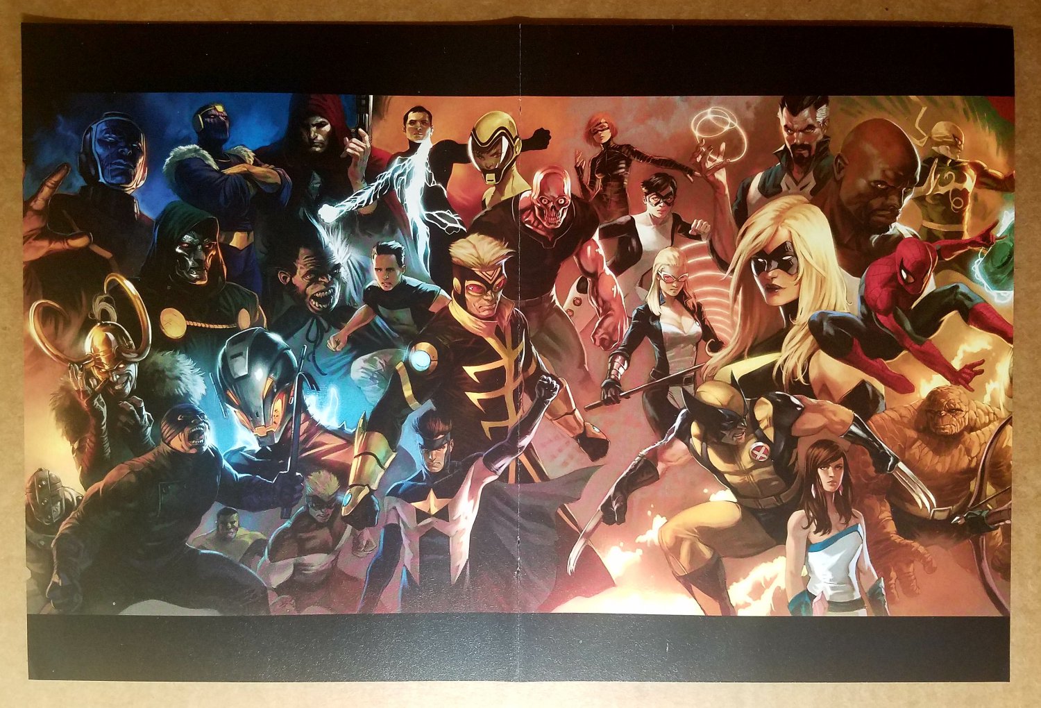 Avengers Wolverine Dr Strange Ms Marvel Marvel Poster by Marko Djurdjevic