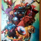 Avengers Pet Avengers Iron Man Thor Captain America Ig Guara Marvel Poster