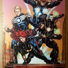 Secret Avengers Black Widow Iron Man Nova Marvel Comics Poster by David Yardin