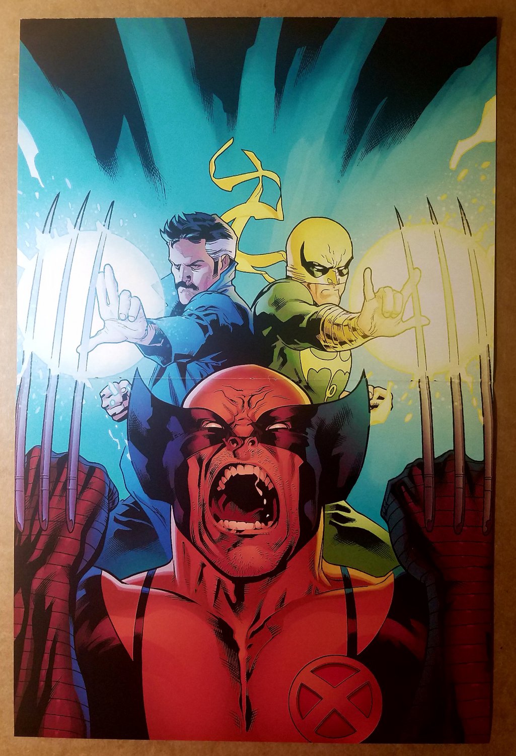 New Avengers Wolverine Dr Strange Iron Fist Marvel Poster by Stuart Immonen