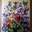 Avengers Classic Hulk Iron Man X-Men Marvel Comics Poster by Arthur Adams