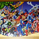 Avengers Hulk Thor Iron Man Beast Marvel Comics Poster by George Perez