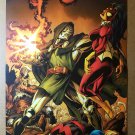Fantastic Four Dr Doom Spider woman Avengers Marvel Comics Poster by Mark Bagley