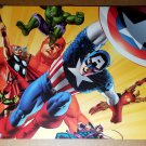 Avengers Captain America Hulk Thor Marvel Comics Poster by John Cassaday Avengers Captain America Hulk Thor Marvel Comics Poster by John Cassaday
