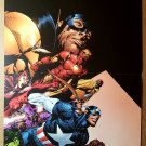 Avengers Captain America Hawkeye Iron Man Vision Marvel Poster by David Finch