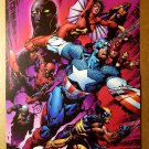 Avengers Captain America Spider Woman Wolverine Marvel Poster by David Finch Avengers Captain America Spider Woman Wolverine Marvel Poster by David Finch