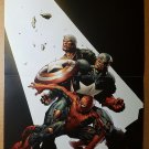 Avengers Captain America Spider-Man Luke Cage Marvel Comic Poster by David Finch