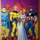 Avengers Fantastic Four Captain America Marvel Comic Poster by John Romita