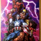 Avengers Luke Cage Captain America Wolverine Marvel Comic Poster by David Finch