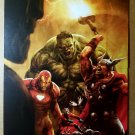 Avengers Skrulls Thor Iron Man Hulk Marvel Comics Poster by Aleksi Briclot