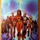 Avengers Spider Woman Iron Man Captain America Marvel Poster by David Finch