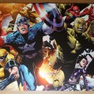 Avengers Spider-Woman Captain America Wolverine Marvel Poster by Jim Cheung