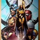 Avengers The Sentry Spider Woman Captain America Marvel Poster by David Finch