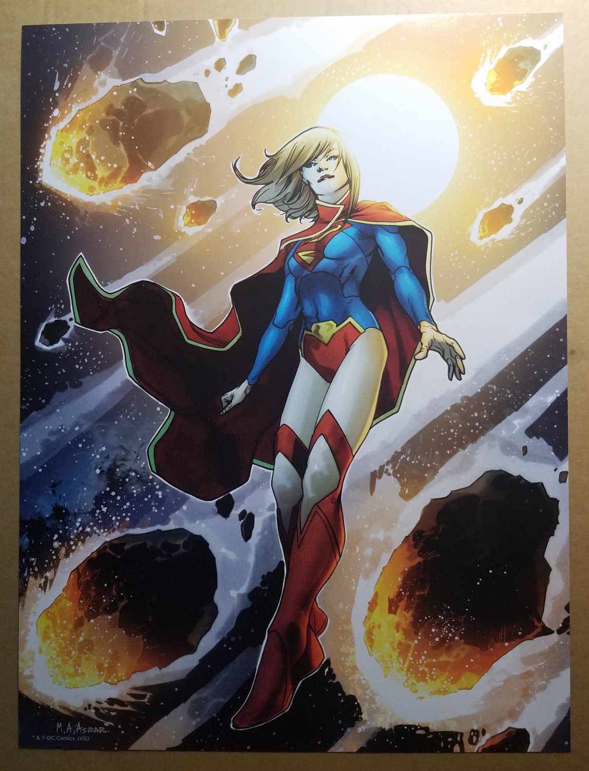 Supergirl 1 DC Comics Poster by Mahmud Asrar Dave McCaig