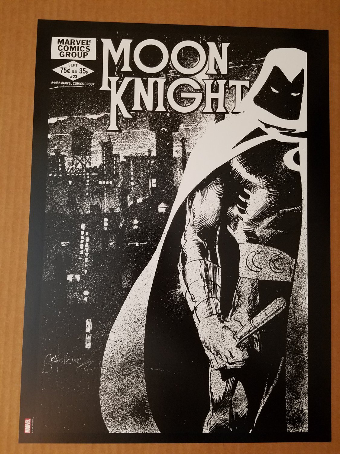 Moon Knight 23 Morpheus Marvel Comics Poster by Bill Sienkiewicz