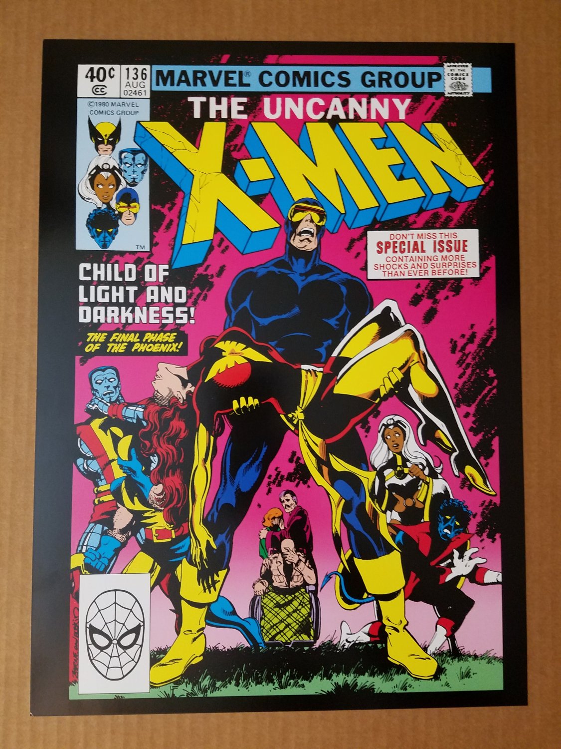 Uncanny X-Men 136 Dark Phoenix Cyclops Marvel Comics Poster by John Byrne