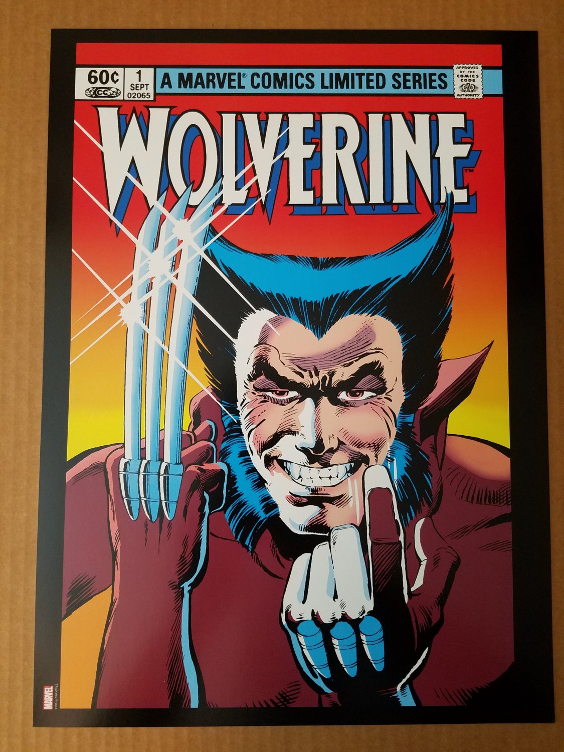 Wolverine 1 Come Here Marvel Comics Poster by Frank Miller