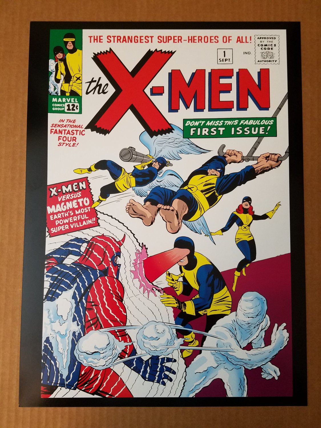 X-Men Vs Magneto 1 Marvel Comics Poster by Jack Kirby