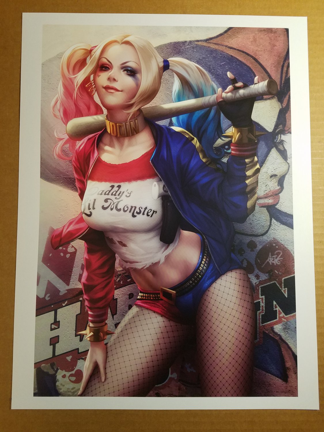 Harley Quinn 2 Art Print DC Comic Poster by Stanley Artgerm Lau