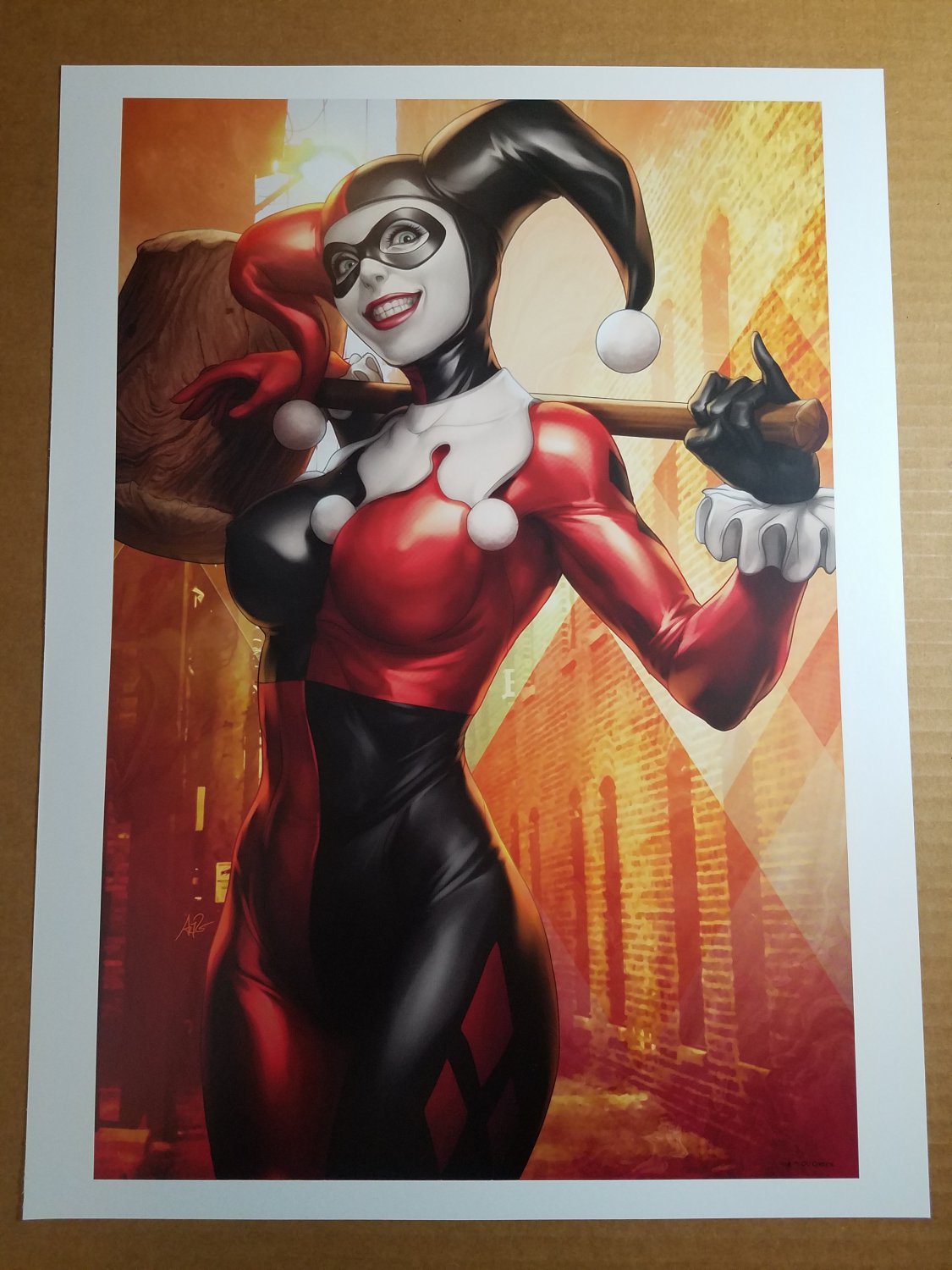 Harley Quinn Art Print DC Comic Poster by Stanley Artgerm Lau