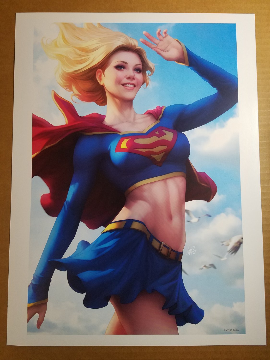 Supergirl 28 Art Print DC Comic Poster by Stanley Artgerm Lau