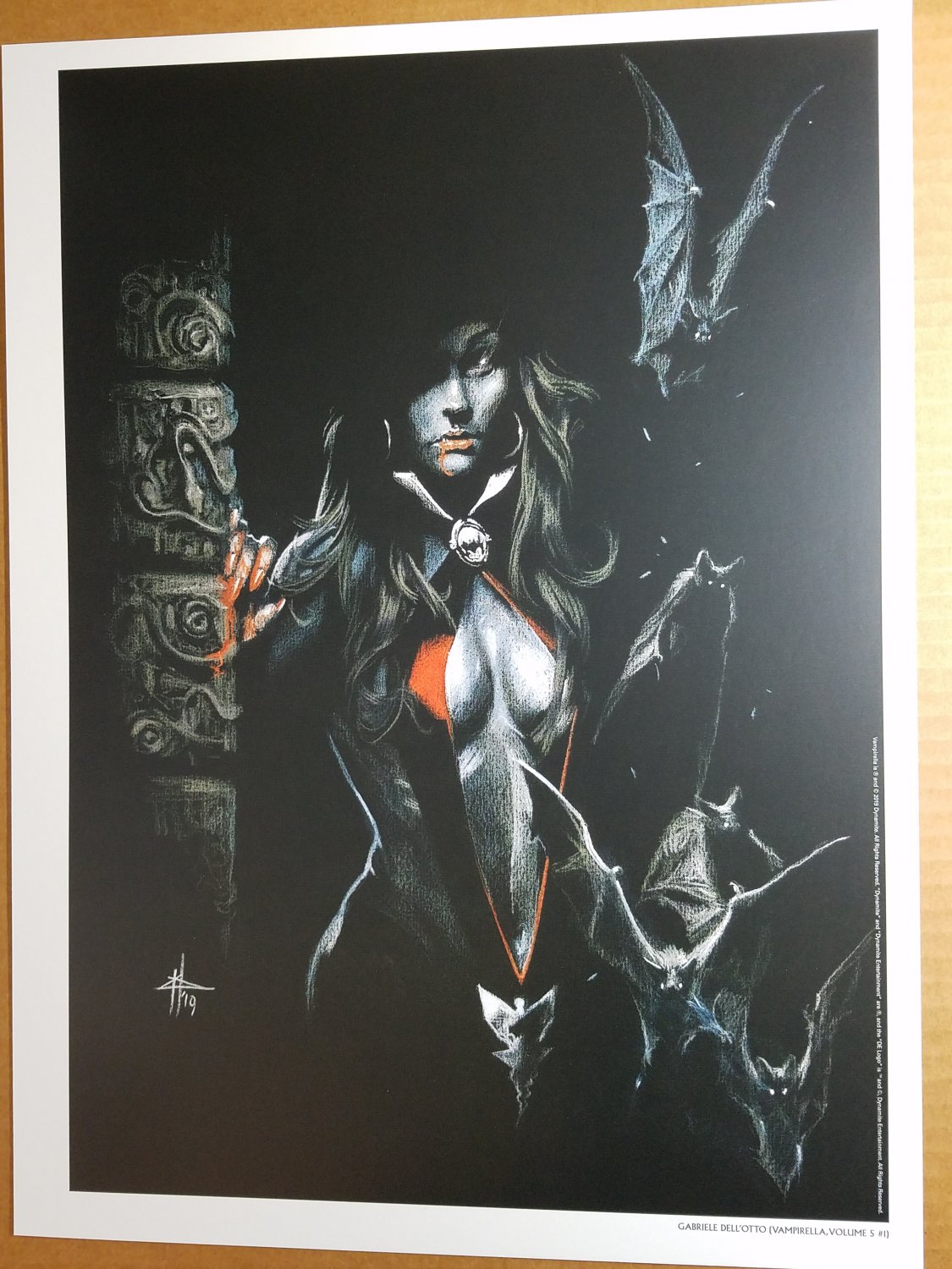Vampirella Vol 5 #1 Art Print Comic Poster by Gabriele Dell'Otto