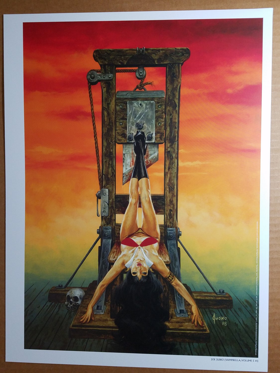 Vampirella Vol 5 #1 Art Print Comic Poster by Joe Jusko