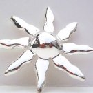 Sunburst Slide Pendant Pin or Brooch